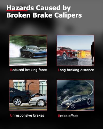 Image of cciyu 19-B2780A 19-B2781A Rear Left & Right Brake Calipers Assembly w /Bracket 2007 2008 2009 2010 2011 2012 For Nissan For Altima,2007 2008 For Nissan For Maxima