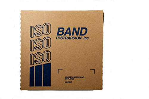 ISO BA430 Type 201 Stainless Steel Heavy Duty Band, 3/4