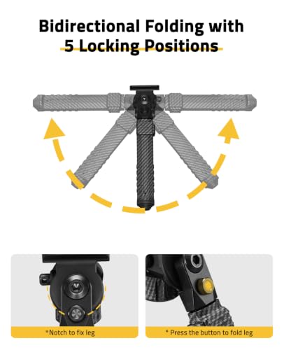 CVLIFE Sling Stud Bipod Mount 8"-11" for Stable and Sturdy Support - image 5