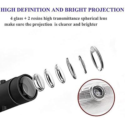 NewL Custom Logo LED Car Door Projector Welcome Lights Compatible with Accessories RX ES GX LS LX is Series(2 Pack)