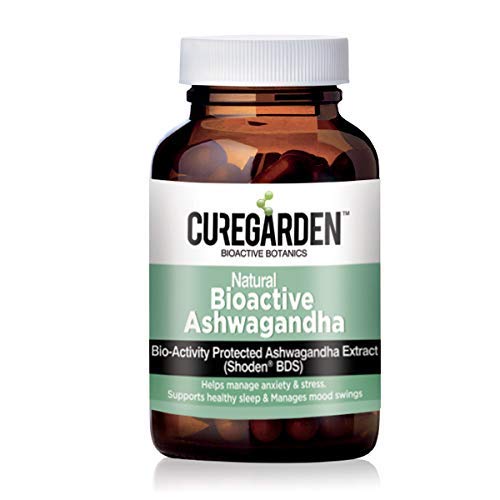 Curegarden Natural Ashwagandha Tablets Supplement that helps in Stress, Anxiety Relief & General Wellness Bioactive Root Extract 160 mg 60 Capsules Curegarden Natural Ashwagandha Tablets Supplement that helps in Stress, Anxiety Relief & General Wellness Bioactive Root Extract 160 mg 60 Capsules
