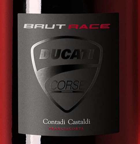 Contadi Castaldi Brut Race Ducati Corse - Franciacorta di Lombardia DOCG - Chardonnay, Pinot Nero, Pinot Bianco Trauben, Plant Based - 1 Flasche 750 ml