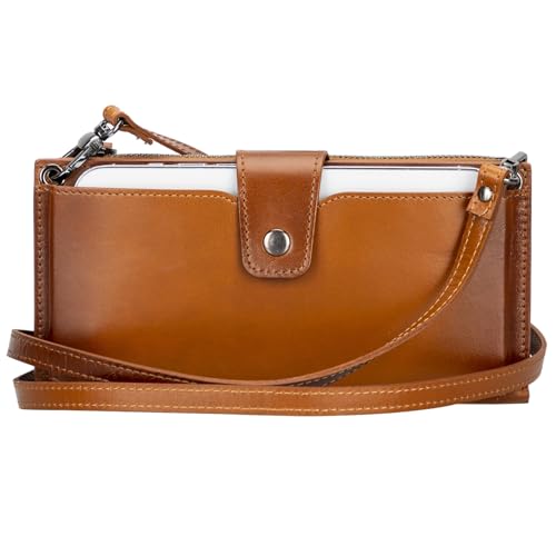 VENOULT Leather Crossbody Wallet for Women – for iPhone 16 Pro MAX 6