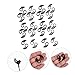 DOITOOL 80pcs Silicone Earphone Earhook Covers -Slip Earbud Protective Clips for Sports Running and Workout Lightweight Comfortable Fit for All