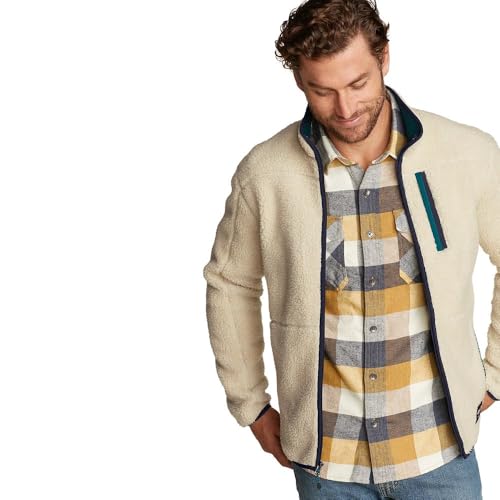 Eddie Bauer Men's Chilali Faux Shearling Fleece Jacket3
