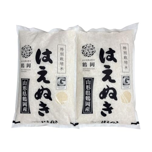 山形県鶴岡産 精米 特別栽培米はえぬき 10kg (5kg×2袋) ×6ヶ月[令和8年産先行予約][定期便6ヶ月] 鶴岡協同ファーム