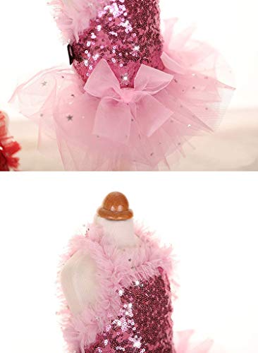 Marupet Fashion Sweet Puppy Dog Blingbling Princess Skirt Pet Dog Lace Cake Camisole Tutu Dress Pink Xs #TOP2