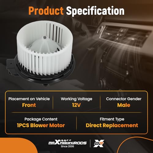Image of maXpeedingrods AC Heater Blower Motor with Fan 700274 for Ford Taurus Explorer Flex 2012-2019 Police Interceptor Utility /Sedan 2013-2019, for Lincoln MKS 2012-2016 MKT 2012-2017# PM9393 DG1Z19805D
