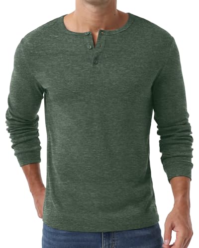 Sailwind Men's Henley Shirts Long Sleeve Button T-Shirt Casual Stylish Thermal Pullover Shirt3