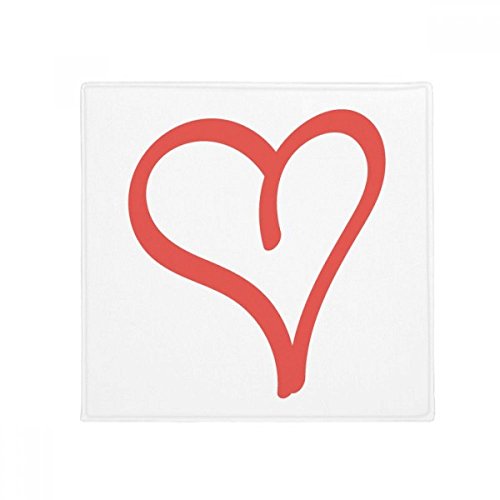 Tapis de sol cœur Saint-Valentin idée cadeau originale en polyester multicolore 60 cm