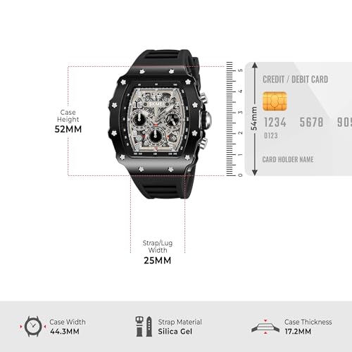 Image of SKMEI Sport Analog Watch Men's Watch, Silica Gel Soft Rubber Band, Stopwatch Wrist Watch for Men - 2305