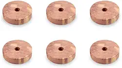 Oikos - Kit 6 Anéis de Cedro Antimofo