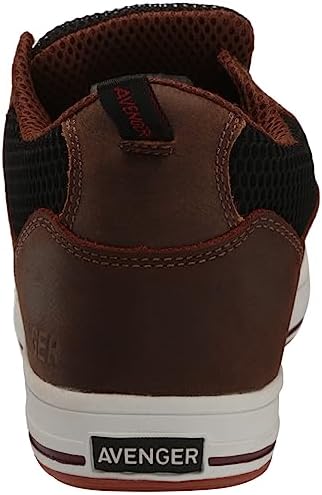 Avenger Work Boots Men's Aluminum Toe A712 Industrial Shoe, Brown, 10 | Image 2