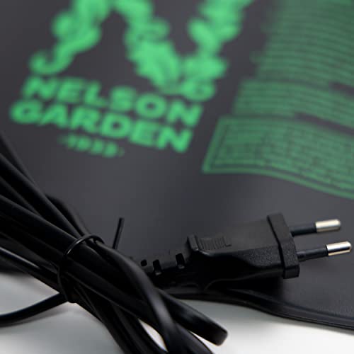 Plantenverwarmingsmat voor kleine kas - 20 W - 22x53 cm - Zwart - Image 3