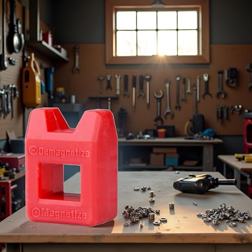 Red Lightweight Magnetizer Demagnetizer For Screwdriver Bits Tips Screw Driver Magnetic Practical Pick Up Tool Screwdriver Magnetizers,Screwdrivers and Nut Drivers