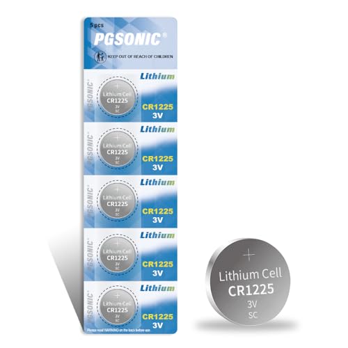 Image of PGSONIC CR1225 3V Lithium Battery (5pcs)
