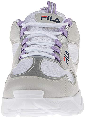 Tênis Carrera, Fila, Feminino, Branco/Prata/Lilás, 35