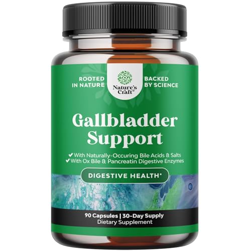 Ox Bile Salts for Gallbladder Cleanse - Digestive...