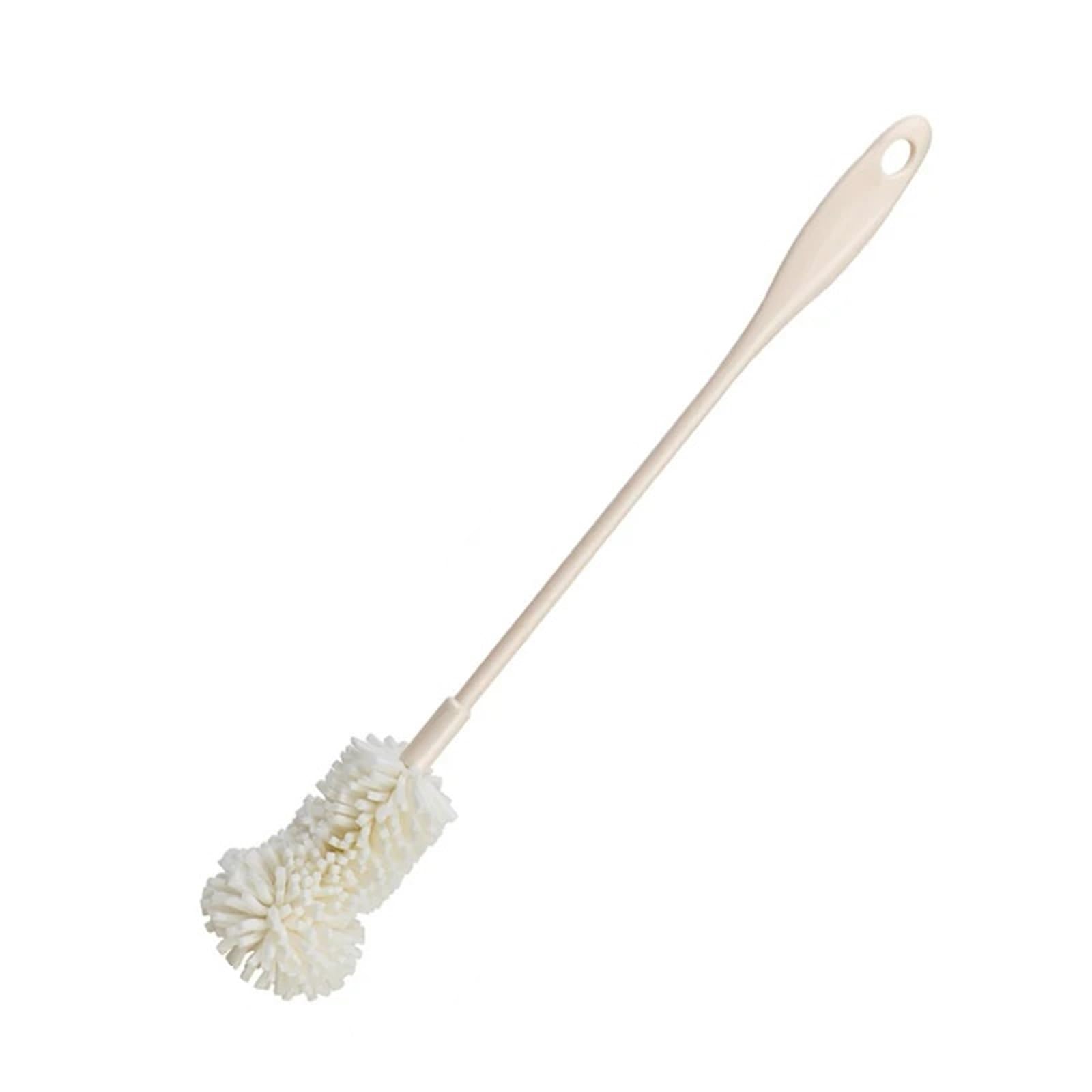 bottle brush Sponge Brush Cup Scrubber Glass Cleaner Kitchen Cleaning Tool Long Handle Drink Wineglass Bottle Household(40cm)