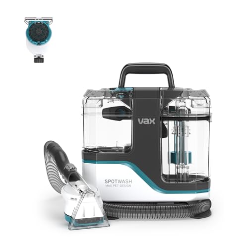 Vax SpotWash Max Pet-Design Spot Cleaner, Macchina per la pulizia di tappeti, tappezzeria e divano,...