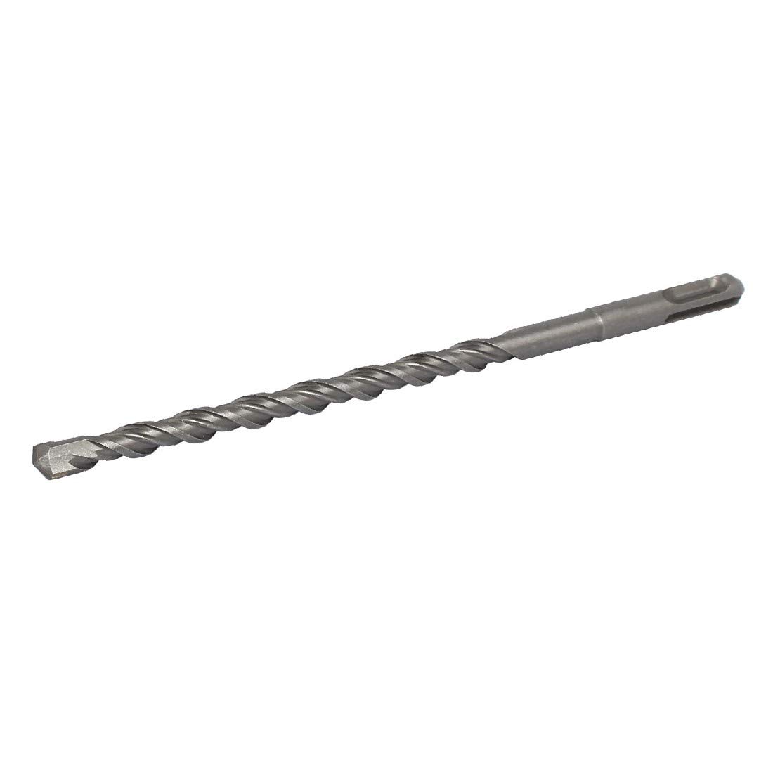 New Lon0167 10mm Drilling Featured Dia Carbide SDS reliable efficacy Square drill hole Dual Flutes Masonry Drill Bit Gray(id:223 48 09 17d)
