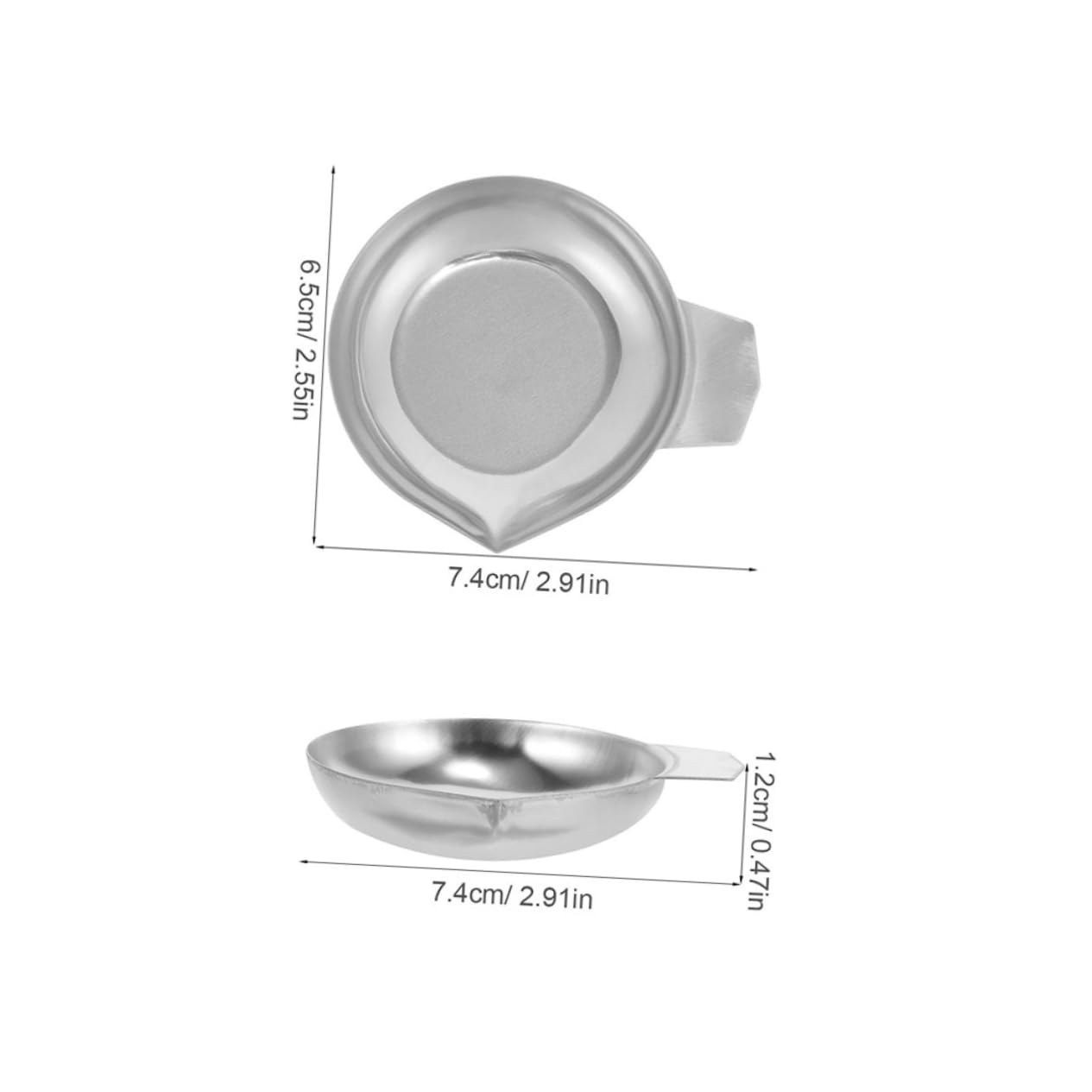 HANABASS Pcs Electronic Scale Tray Stainless Steel Weighing Dishes for Carat Scales Jewelry