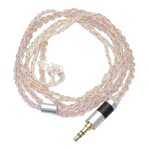 Cable IEM 3.5mm TFZ con conductor 28AWG bañado en plata que elimina la distorsión
