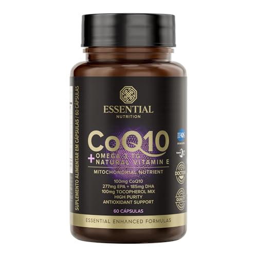 Coenzima Q10 com Ômega 3 TG - 60 Cápsulas - Essential
