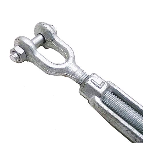 Tensor de quijada 1/2" x 6" galvanizado para cable de acero (1 unidad) miniatura 2