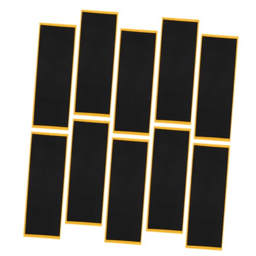 KONTONTY 10 Pcs Foam Grip Tape for Fingerboards Non Slip Adhesive Skateboard Grip Tapes for Enhanced Stability and Versatile Finger Skateboard Accessories