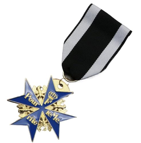 Macco Pour Le Mérite Blue Max Medal – WWI German Military Replica Flying Ace Award