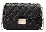 Kate Spade Carey Medium Quilted Shoulder Bag Crossbody Leather In Black