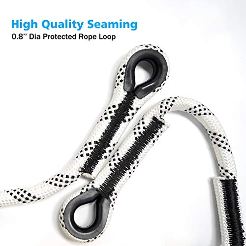 Aoneky 5.9 ft Nylon Climbing Rope Ladder for Kids or Adult - Playground Hanging Ladder for Swing Set - Tree Ladder Toy for Boys Children Aged 6-12 Years Old