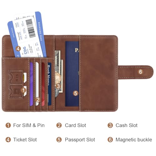 Personalized Letter Passport Holder