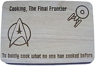 Space Star Inspired Gift IDEA Hardwood Wooden Chopping Cutting Cheese Board (24 x 17 cm Premium Hardwood)