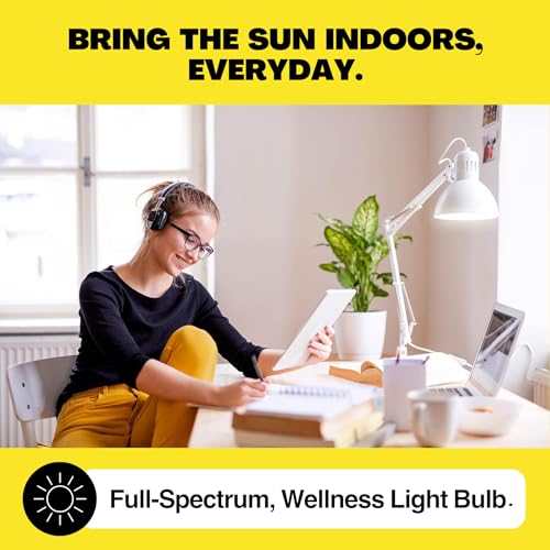 Norb SUN-A19-9W Everyday Sun Light Bulb - Full Spectrum Wellness Lighting With Sun-Mimicking Technology thumb #1