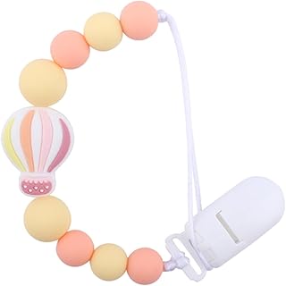 Hohopeti Prendedor De Chupeta Corrente De Silicone Prendedor De Chupeta Neutro Prendedor De Chupeta Prendedor De Chupeta Prendedor De Chupeta Material De Bebê Neutro Prendedor De Mordedor