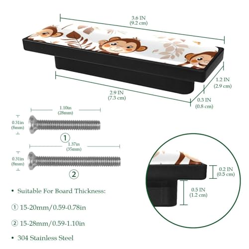 Boutons de placard singe pour rénover facilement une commode usée ou triste - 4