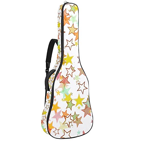 Housse de guitare acoustique rembourrée protégeant des chocs de transport