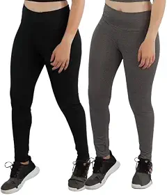 KIT 2 Leggings Fitness Academia Suplex Lisa G