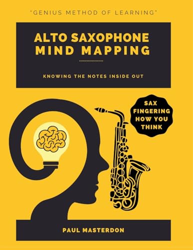  Alto Sax Mind Mapping: A Mnemonically Color-Coded Saxophone Fingering Chart Book: With Unique Player\'s Eye View: 2