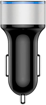 Heligen Cargador de Coche, USB de Doble Puerto r?pido con tecnolog?a de Carga Adaptable a Dispositivos Inteligentes para Samsung, Otros tel?fonos Inteligentes (Plata) Heligen Cargador de Coche, USB de Doble Puerto r?pido con tecnolog?a de Carga Adaptable a Dispositivos Inteligentes para Samsung, Otros tel?fonos Inteligentes (Plata)