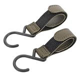 Peso ligero: su diseño liviano y compacto permite, ayudándole a ahorrar espacio y mantener su área organizada, correa para cochecito, gancho de reemplazo para cochecito