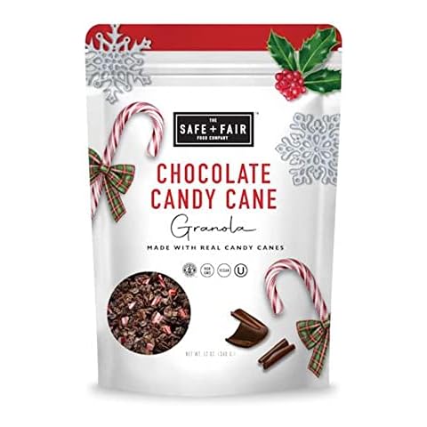 Safe + Fair Chocolate Candy Cane Granola, 12 Ounce - 6 per case Cover
