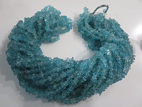 Perles d'apatite 4-5 mm en éclats uncut pour création bijoux fait main