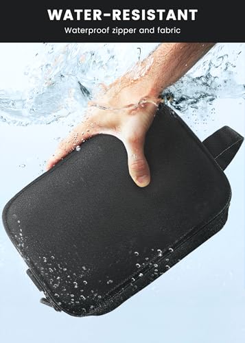 Toiletry Bag for Men, Travel Toiletry Organizer Hanging Dopp Kit, Water-Resistant Shaving Bag for Traveling Toiletries Accessories, Waterproof Mens Toiletry Travel Bag with 11 Compartments, Metal Hook4