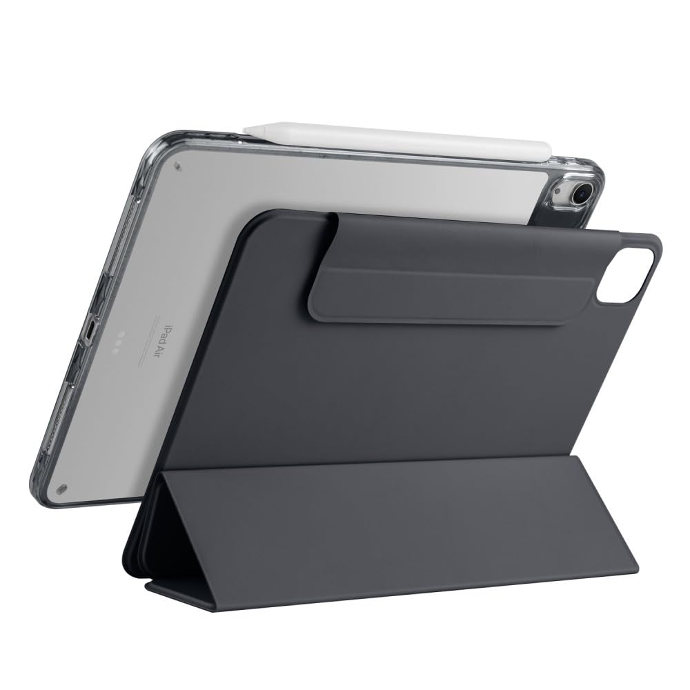 Étui iPad Pro 12.9 2021 résistant aux chocs cuir noir amovible - 8