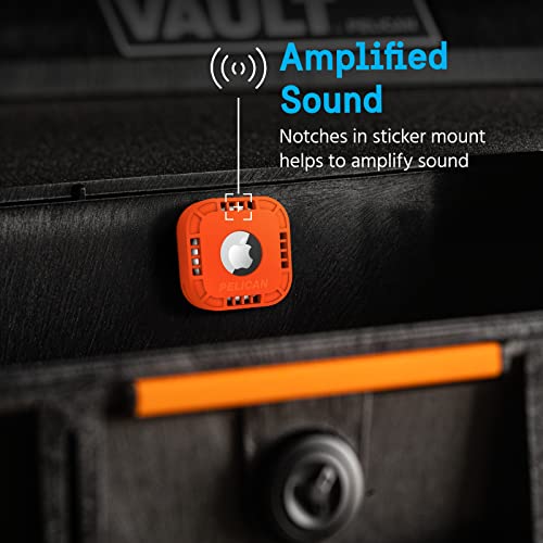 Pelican Case-Mate - Protector Series - Stick-On Mount for Apple AirTag - Orange