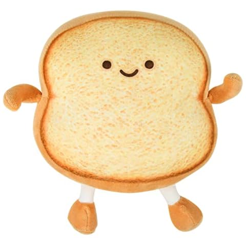 Toastbrot Geschnitten Kopfkissen, 18CM Brotform Plüschkissen Cover