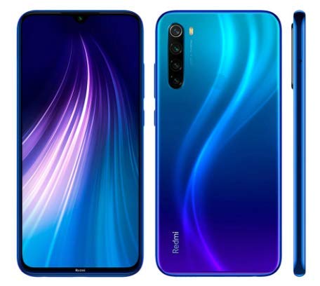 Celular Smartphone Xiaomi Redmi Note 8 4RAM 64GB Tela 6.3 LTE Dual Azul